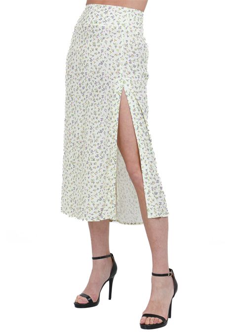 MIDI SPACCO LATERALE MAR DE MARGARITAS | Gonne | ROXANA-01550-PTTS0053GI34